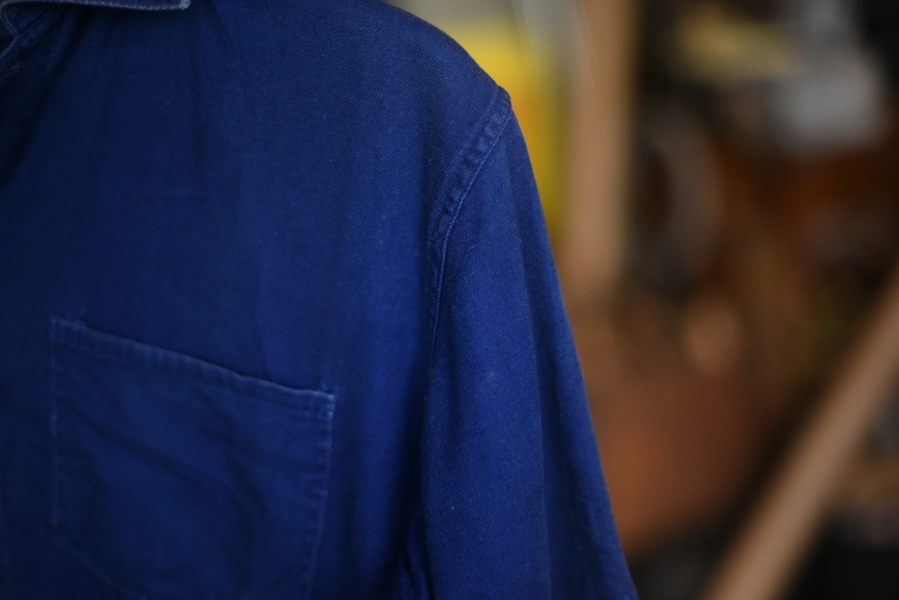 102959 ヴィンテージ　ワークシャツ　フランス イタリア　