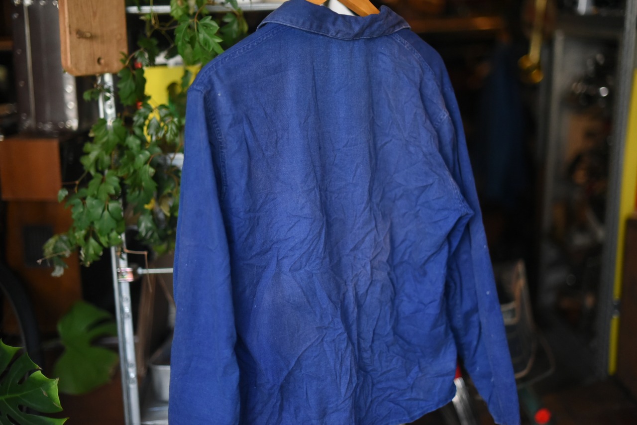 102959 ヴィンテージ　ワークシャツ　フランス イタリア　
