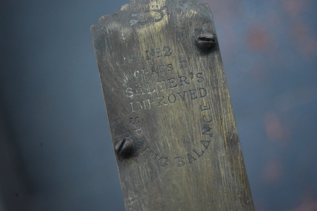 100250 UK ヴィンテージ　吊り下げスケール　SALTER　MADE IN ENGLAND 　