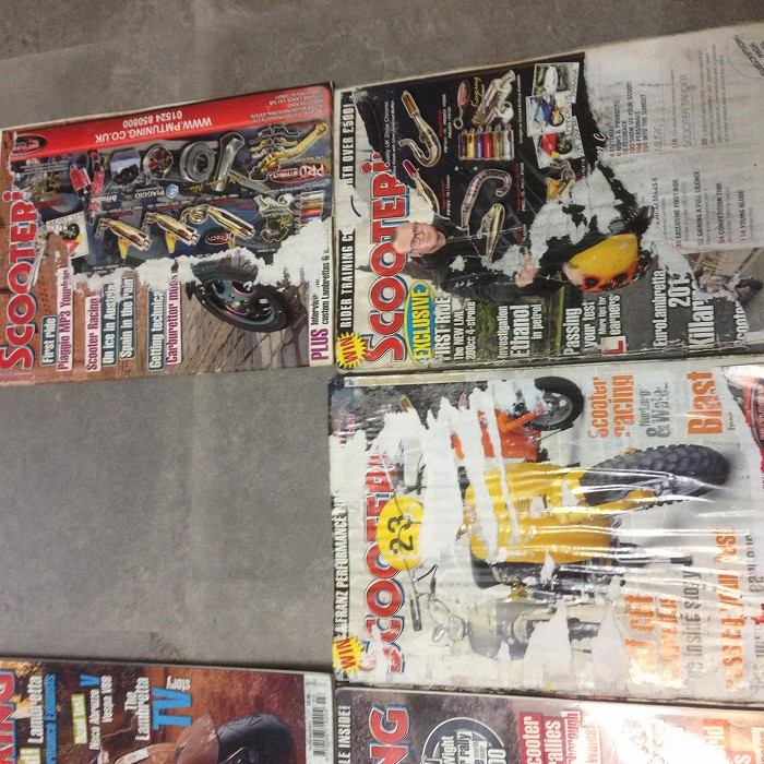 B4868　2011 「SCOOTERING」10冊セット ベスパ ランブレッタ  英国 旧車雑誌