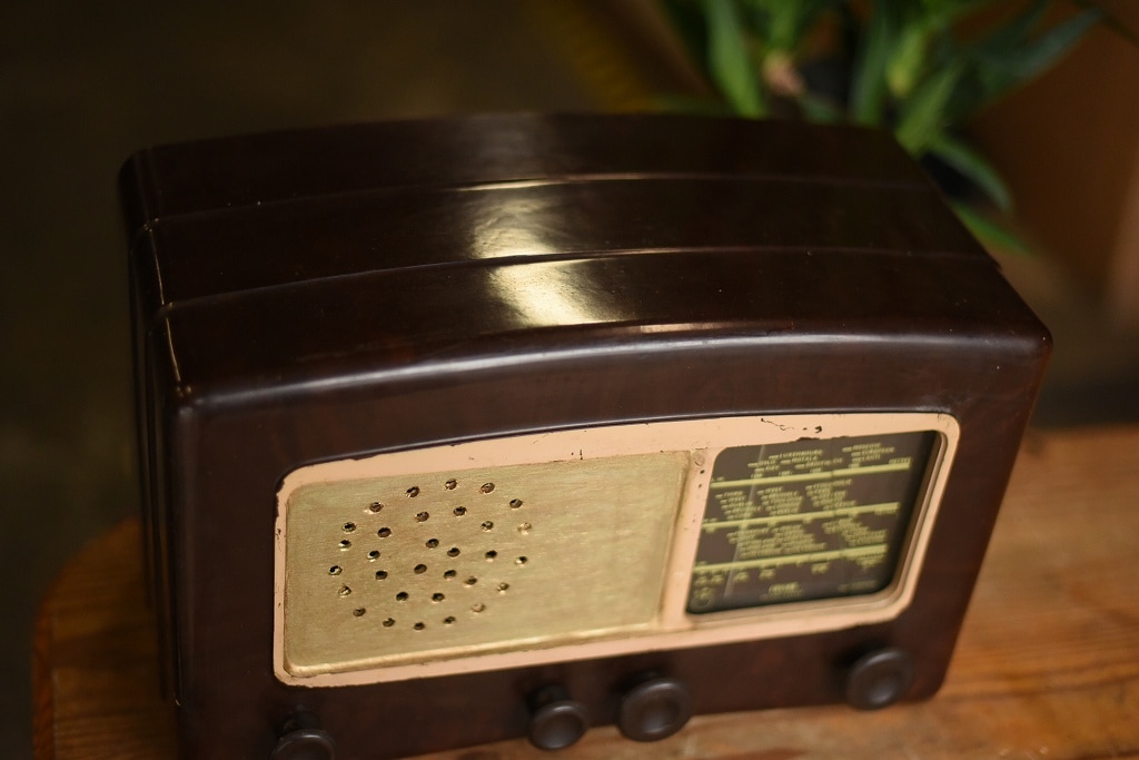 103699 UKヴィンテージ 「COSSOR」 ラジオ MADE IN ENGLAND 英国