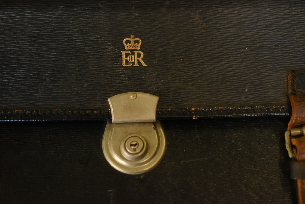 103919 ヴィンテージ　「ER POST OFFICE」 パブリック　 ブリーフケース ケース　