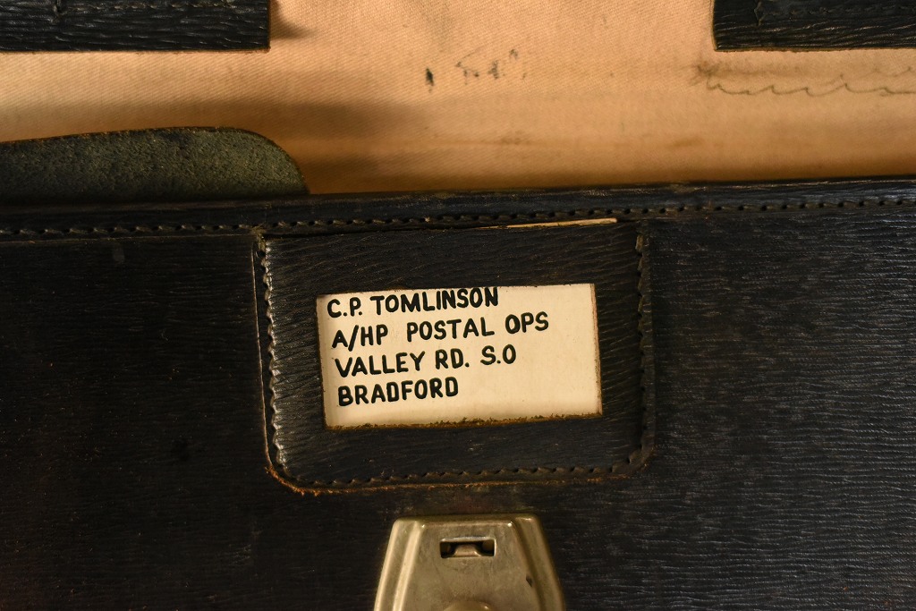 103919 ヴィンテージ　「ER POST OFFICE」 パブリック　 ブリーフケース ケース　