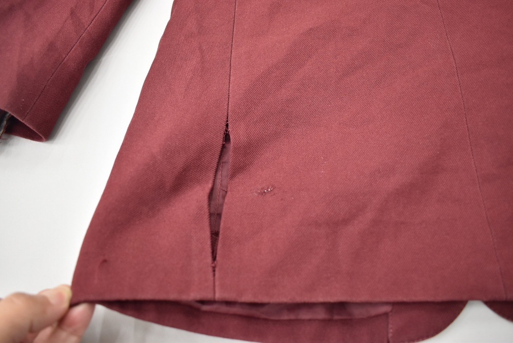 109245  [TA]ヴィンテージ スクールジャケット MADE IN ENGLAND ボルドー