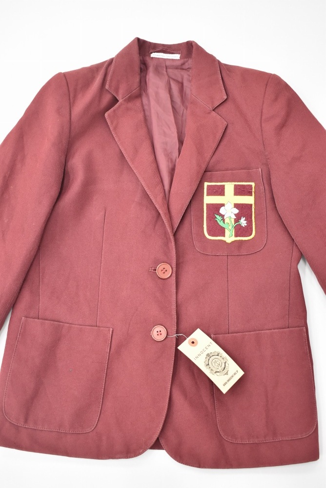 109245  [TA]ヴィンテージ スクールジャケット MADE IN ENGLAND ボルドー