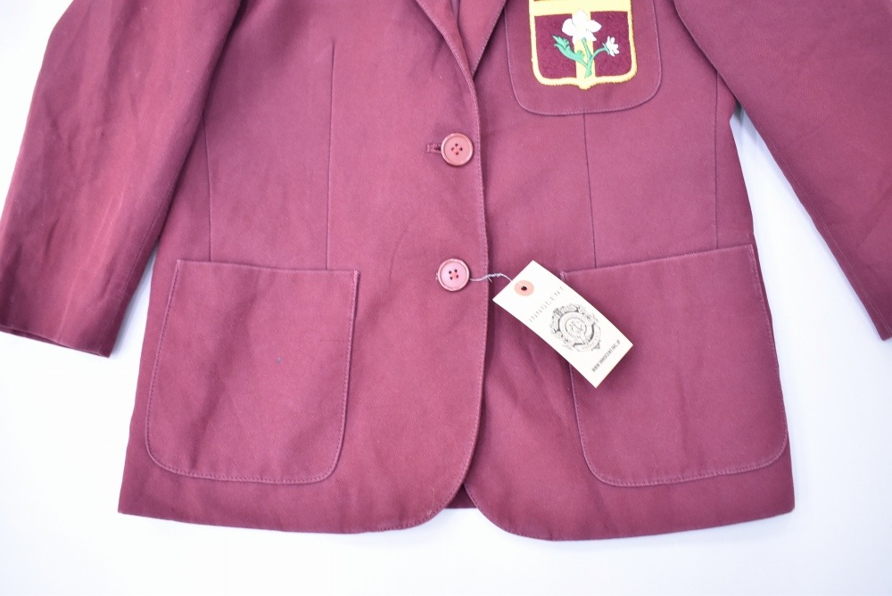 109245  [TA]ヴィンテージ スクールジャケット MADE IN ENGLAND ボルドー