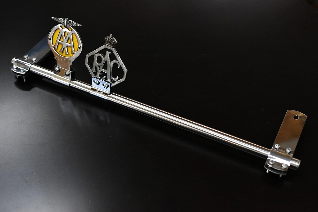 106594 L 56cm 新品　バッジバー　エンブレム　バー　 カーバッチ クラシックカー　スクーター MADE IN ENGLAND 英国