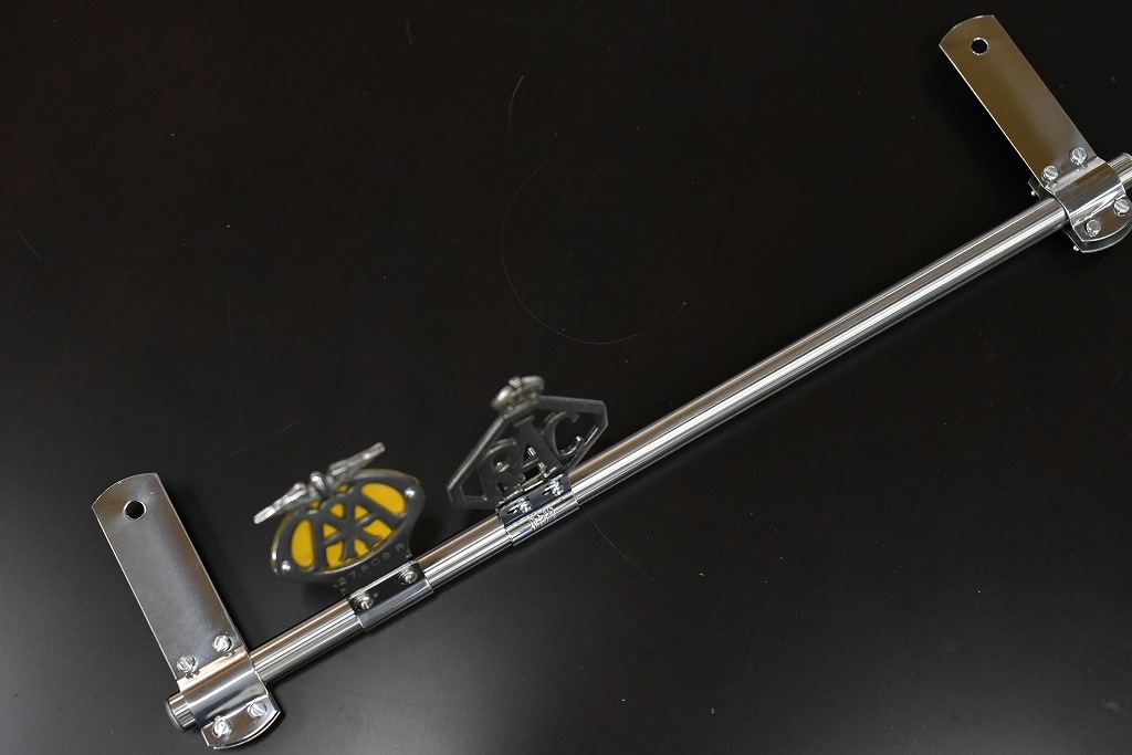 106594 L 56cm 新品　バッジバー　エンブレム　バー　 カーバッチ クラシックカー　スクーター MADE IN ENGLAND 英国