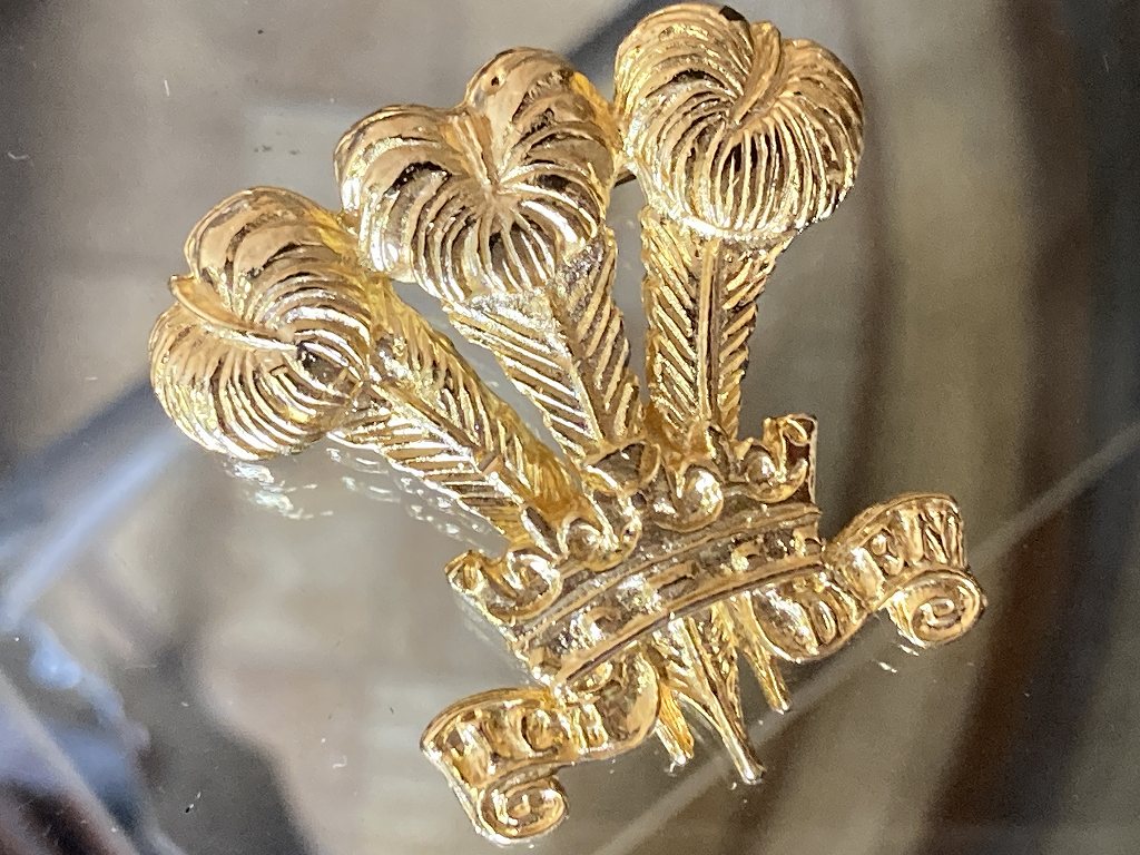 108696「Prince of Wales Feather」」 925 SILVER ジュエリー　MADE IN ENGLAND 