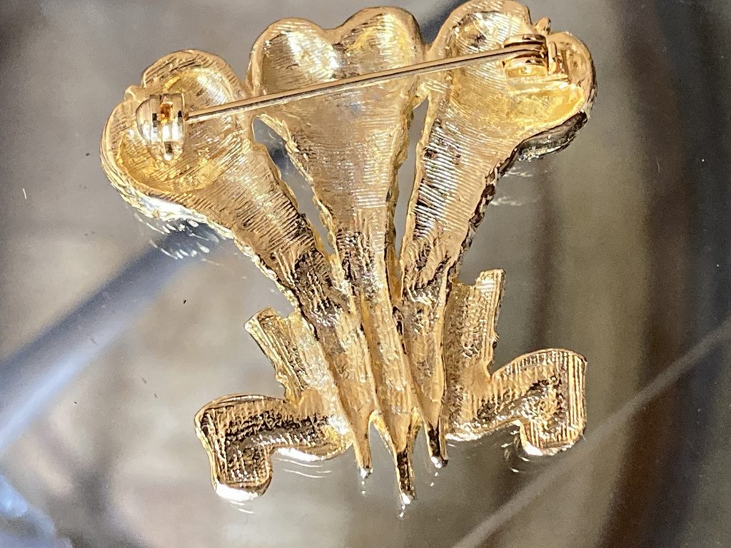 108696「Prince of Wales Feather」」 925 SILVER ジュエリー　MADE IN ENGLAND 