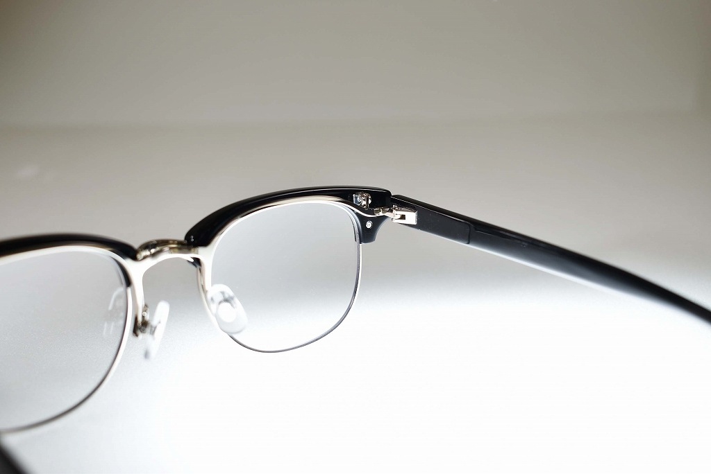 RFH-B フリップリーディンググラス 「RAWGUN」 BLACK ハーフリム 　INNOCENT Original Products