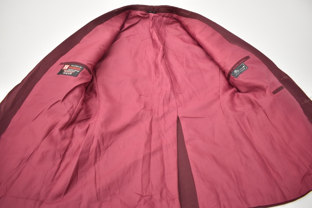 109236  [TA]ヴィンテージ 「HODGES」スクールジャケット MADE IN ENGLAND 赤紫