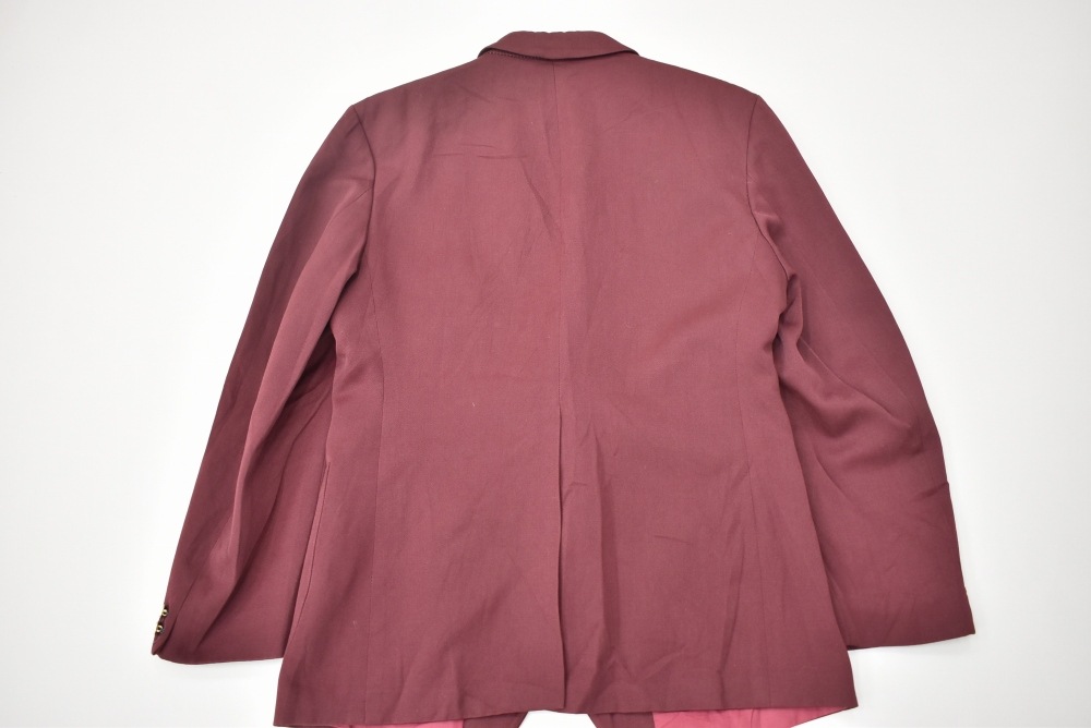 109236  [TA]ヴィンテージ 「HODGES」スクールジャケット MADE IN ENGLAND 赤紫