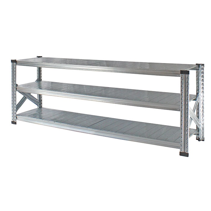 メタルシステム：SUPER123》 スチールシェルフ 幅187.7x高さ65.3x奥行