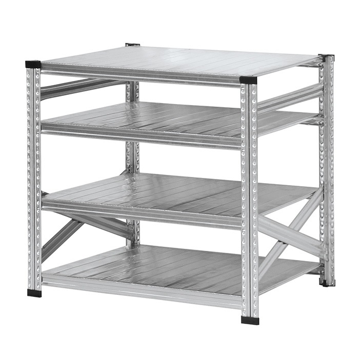 メタルシステム：SUPER123》 スチールシェルフ 幅97.7x高さ104.8x奥行