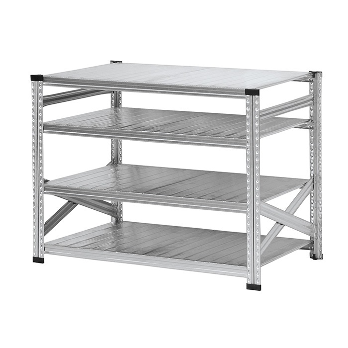メタルシステム：SUPER123》 スチールシェルフ 幅127.7x高さ91.7x奥行