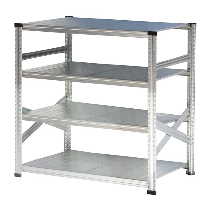 《メタルシステム：SUPER123》 スチールシェルフ 幅127.7x高さ118.0x奥行60.0(cm) 4段-  メタルシステム公式通販サイト《輸入代理店》