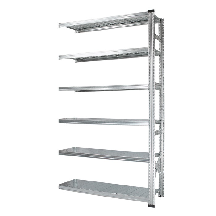 LSISTEM SUPER123 6段 メタルシステム：SUPER123》 スチールシェルフ 幅112.7x高さ197.2x奥行