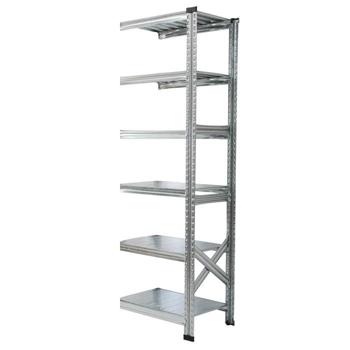 メタルシステム：SUPER123》 スチールシェルフ 幅67.7x高さ184.0x奥行