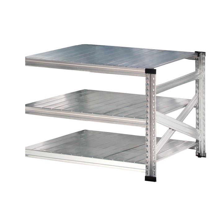 <ターちゃん> メタルシステム SUPER123 スチールシェルフ メタルシステム：SUPER123》 スチールシェルフ 幅142.7cm