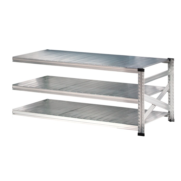 メタルシステム SUPER123 スチールシェルフ幅142.7cm高91.7cm メタルシステム：SUPER123》 スチールシェルフ 幅142.7cm
