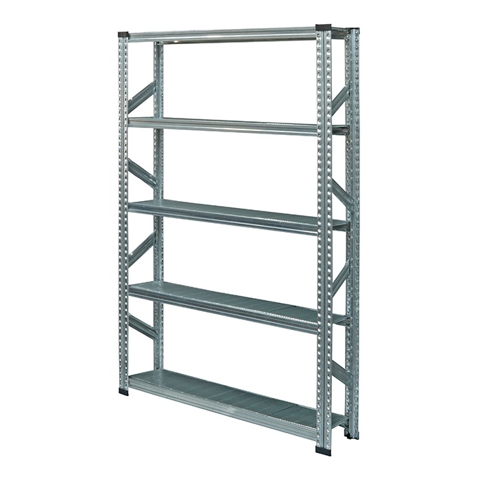 《メタルシステム：SUPER123》 スチールシェルフ 幅112.7x高さ184.0x奥行25.0(cm) 5段-  メタルシステム公式通販サイト《輸入代理店》