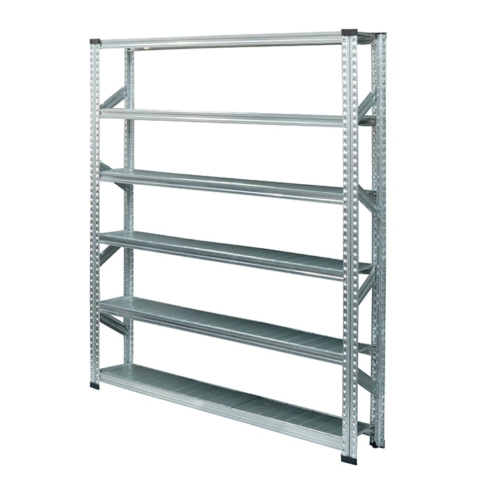 《メタルシステム：SUPER123》 スチールシェルフ 幅157.7x高さ184.0x奥行25.0(cm) 6段-  メタルシステム公式通販サイト《輸入代理店》