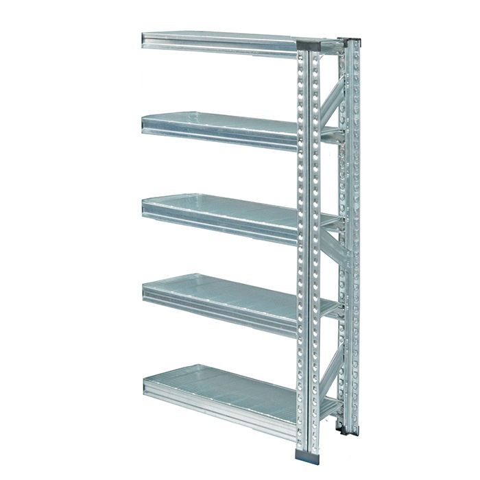 メタルシステム：SUPER123》 スチールシェルフ 幅67.7x高さ118.0x奥行