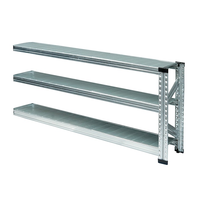 メタルシステム：SUPER123》 スチールシェルフ 幅142.7x高さ65.3