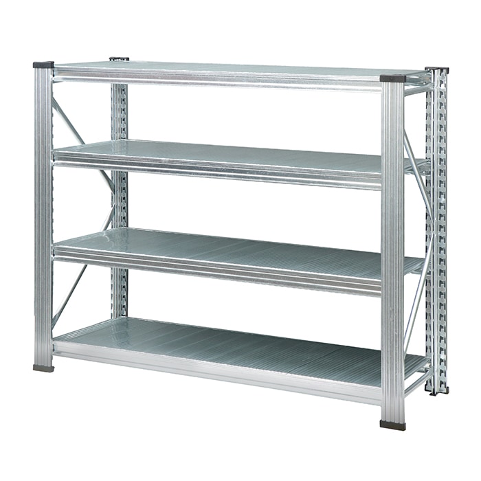 メタルシステム：UNIRACK》 スチールシェルフ 幅127.7x高さ96.6x奥行