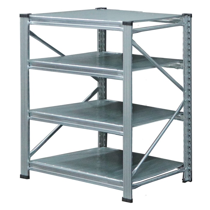 メタルシステム：UNIRACK》 スチールシェルフ 幅97.7x高さ96.6x奥行