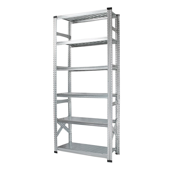 メタルシステム SUPER123　6段 幅97.7x高さ197.2x奥行40 メタルシステム：SUPER123》 スチールシェルフ 幅97.7x高さ197.2x奥行