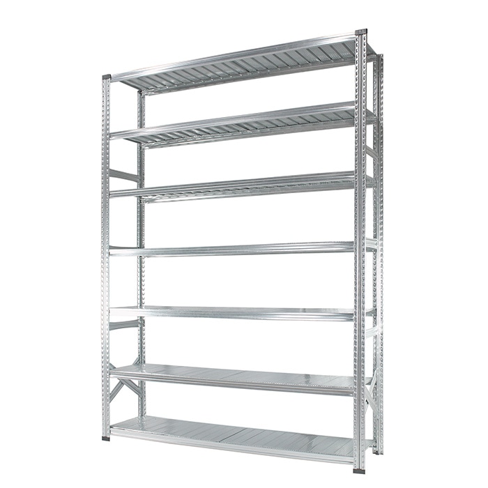 メタルシステム：SUPER123》 スチールシェルフ 幅187.7x高さ250.0x奥行
