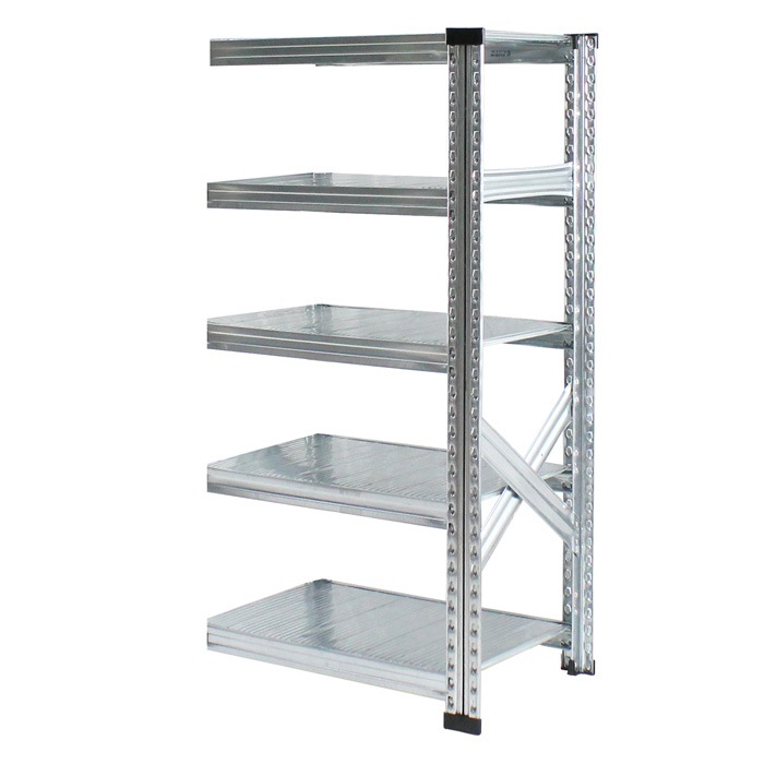メタルシステム：SUPER123》 スチールシェルフ 幅67.7x高さ118.0x奥行