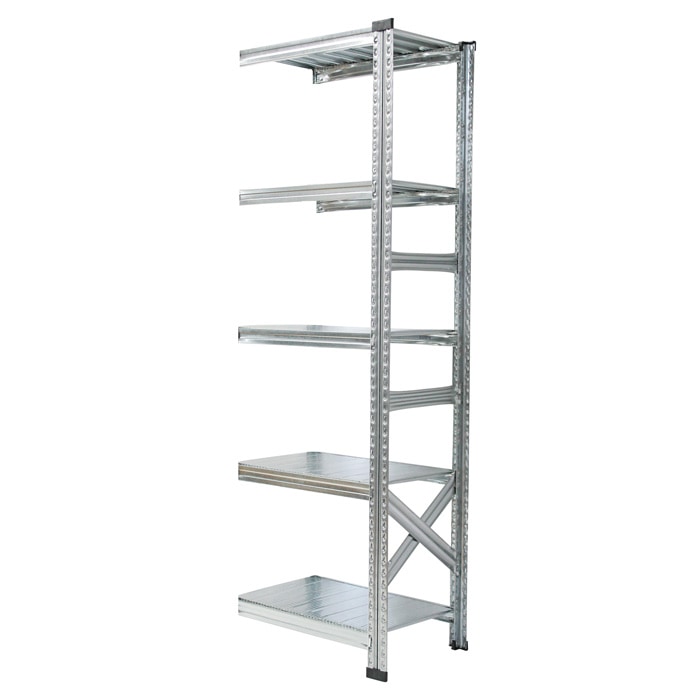 メタルシステム：SUPER123》 スチールシェルフ 幅67.7x高さ184.0x奥行