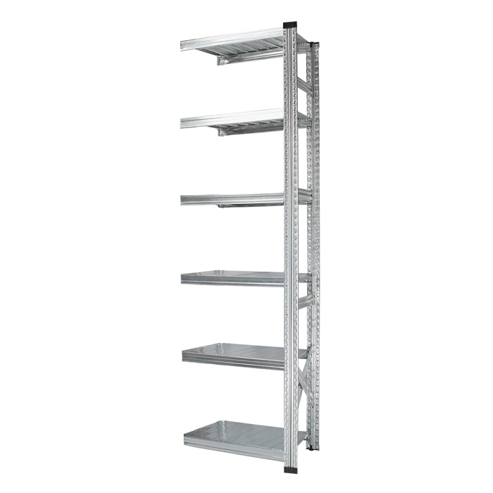 <ターちゃん> メタルシステム SUPER123 スチールシェルフ メタルシステム：SUPER123》 スチールシェルフ 幅67.7x高さ197.2x奥行