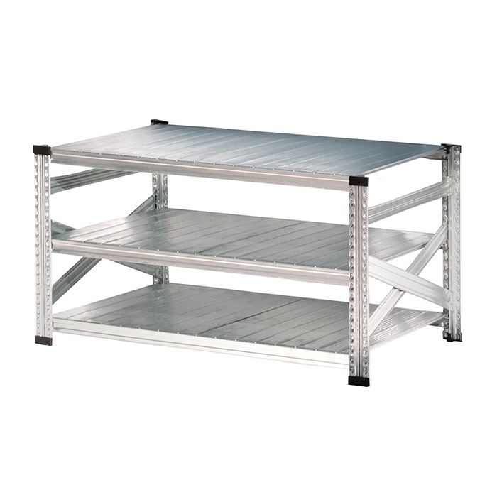 イタリア製 メタルシステム SUPER123 スチールラック 3段