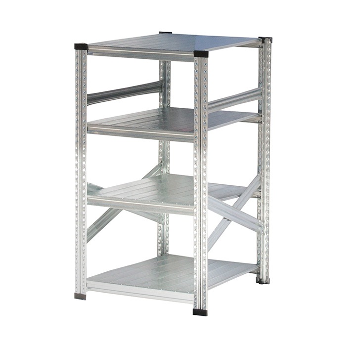 メタルシステム：SUPER123》 スチールシェルフ 幅52.7x高さ118.0x奥行