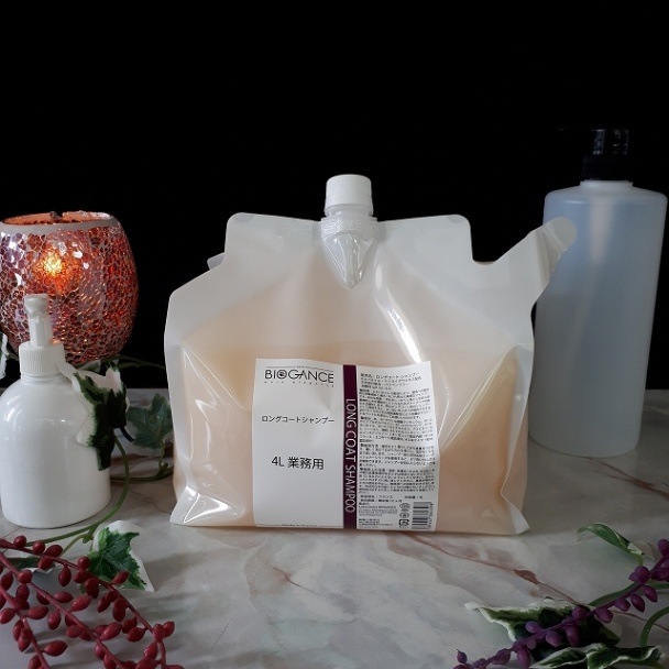 新品未開封　BIOGANCE LONG COAT SHAMPOO 4L 業務用 ロングコート シャンプー 4L | BIOGANCEｼｬﾝﾌﾟｰ | INOWEBショップ