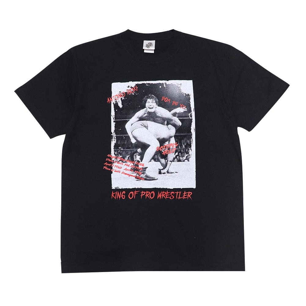 アントニオ猪木　Tシャツ　OCUTOPUS HOLD　ブラック