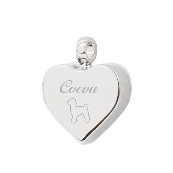 ペットのための遺骨ペンダント Mst 002p ペット アニマルシルエット ネームモデル 防水仕様 アッシュインペンダント 遺骨ペンダント ミニ骨壷 ミニ仏壇のいのりショップ