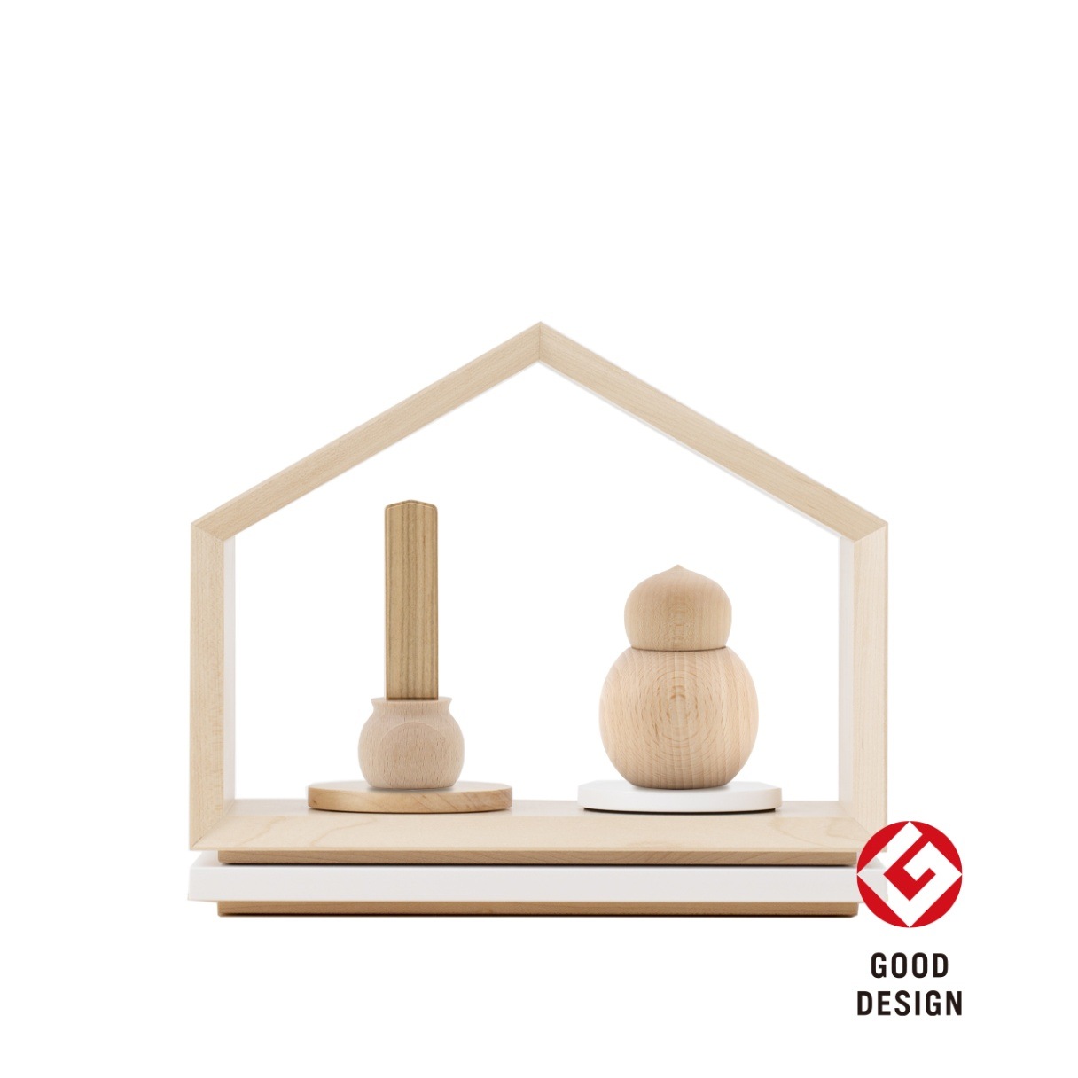 ミニ仏壇-いのりのおうちMUKU250 無垢材 メープル | いのり