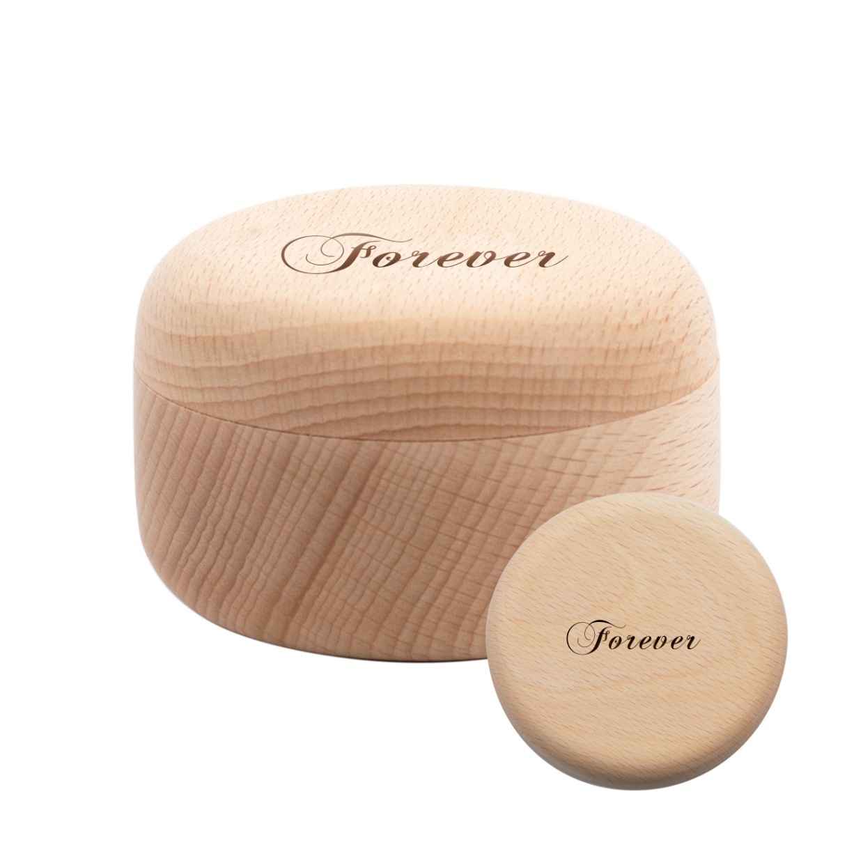 持ち運べる木のお骨壷 iroha-いろは 大容量タイプ ナチュラル ネーム