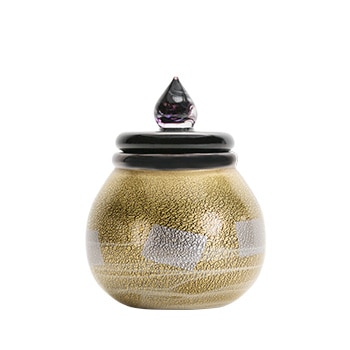 アートガラス骨壷 和音 - WATO Mサイズ | いのりオーケストラショップ