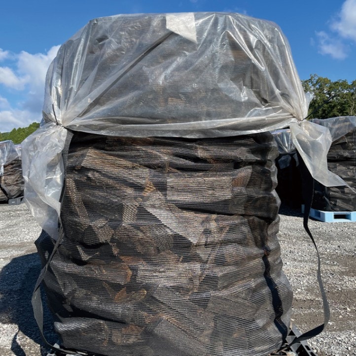 【ストーブ用薪】広葉樹MIX薪 生薪（長さ約 25cm） 約820kg（引き取り）