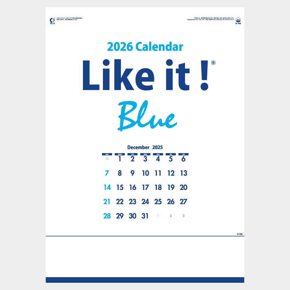 IC288��Like it ! Blue A2����������������1��̾���������