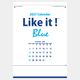 IC288H��Like it ! Blue A2����������������1��̾���������
