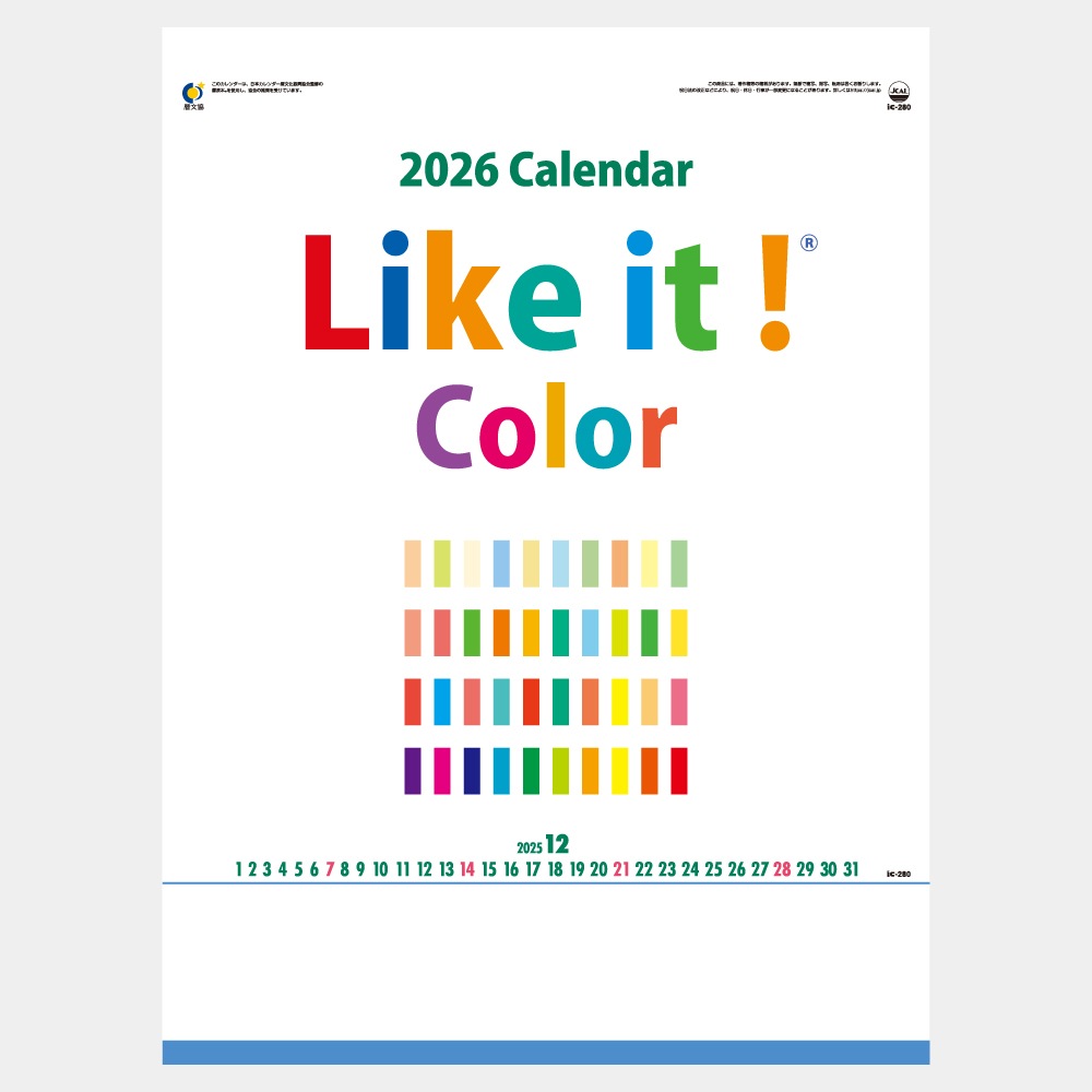 IC280H��Like it ! Color ����������1��̾����������ۥåȥ������ܡ�