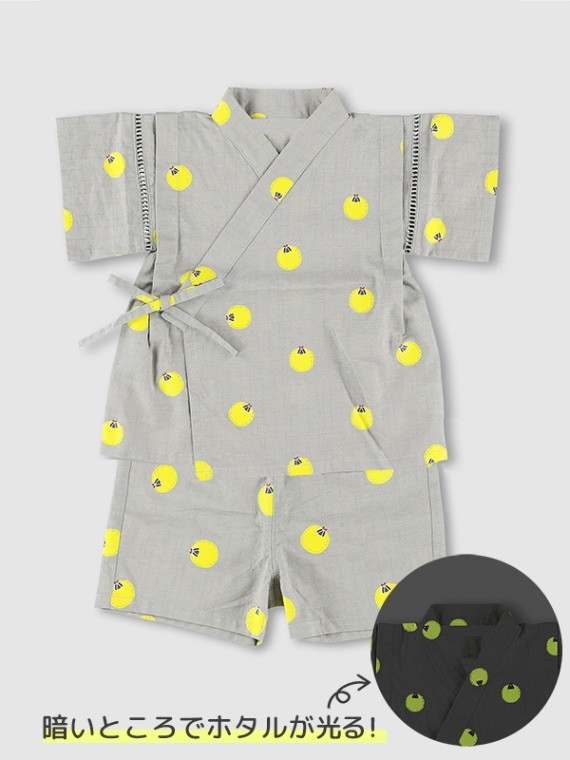 数量限定再販！☆暗闇で光る！蓄光ほたるさん甚平 | Insect Collection