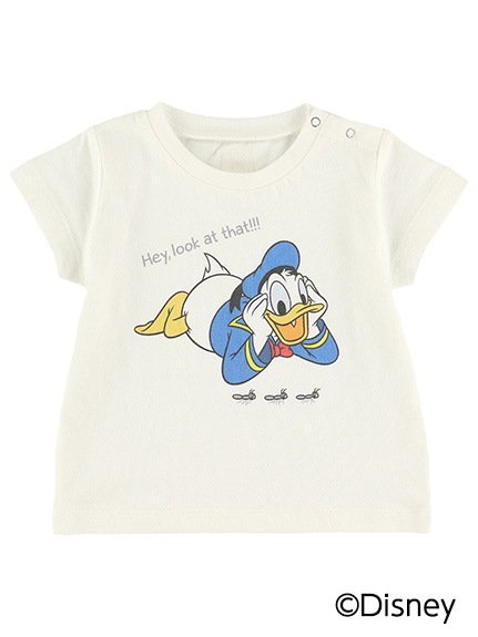 （Sサイズのみ）インセクトコレクション限定 DisneyデザインTシャツ＜Donald＆Ants＞ オーガニックコットン使用